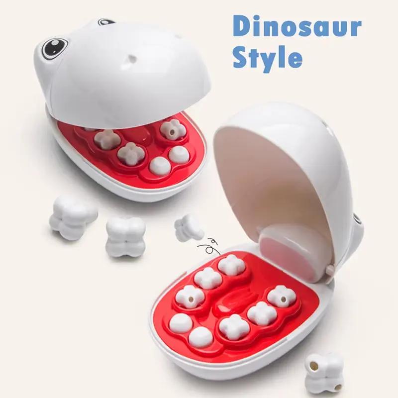 Pet Dentist Toy Pretend Play Doctor Educationa Toys for Children Simulation Medicine Tooth Extraction Teeth Model Gifts for Kids