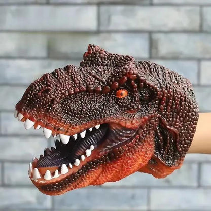 2025 Hand Puppets Dinosaur Head Model Toy Dinosaur World Animal Model Action Figures Collection Toy for Kids Soft Toy Gifts