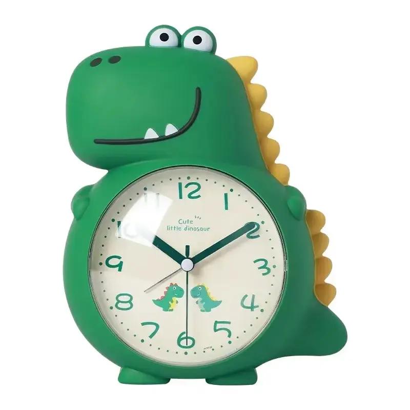 Dinosaur-Themed Alarm Clock for Kids - Wake-Up Light, Cute Cartoon Design, Perfect for Boys, Girls & School Students!