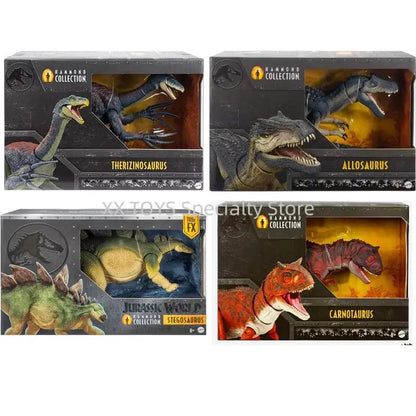 Jurassic World Fallen Kingdom Hammond Collection Dinosaur Action Figure Carnotaurus Stegosaurus Therizinosaurus Collectible Toys