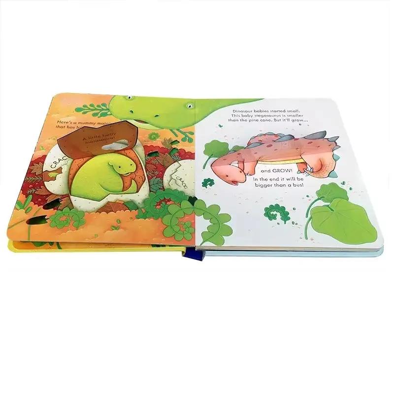 Usborne Peep inside Dinosaurs 3D Flap Picture Book for Kids Baby Bedtime Reading Montessori Educational English Book