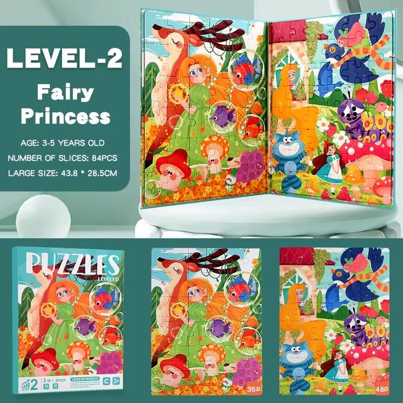 Children'S Magnetic Puzzle, Early Learning Toys for Infants and Toddlers, Magnetic Books, Montessori Education, Baby Gift