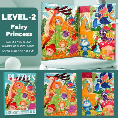 Children'S Magnetic Puzzle, Early Learning Toys for Infants and Toddlers, Magnetic Books, Montessori Education, Baby Gift