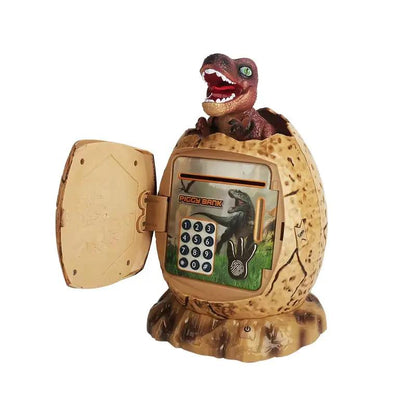 Dinosaur Egg Piggy Bank 3 in 1 Fingerprint Password Lock Money Saving Box Electronic ATM Luminous Cash Box Kid Play House Toy