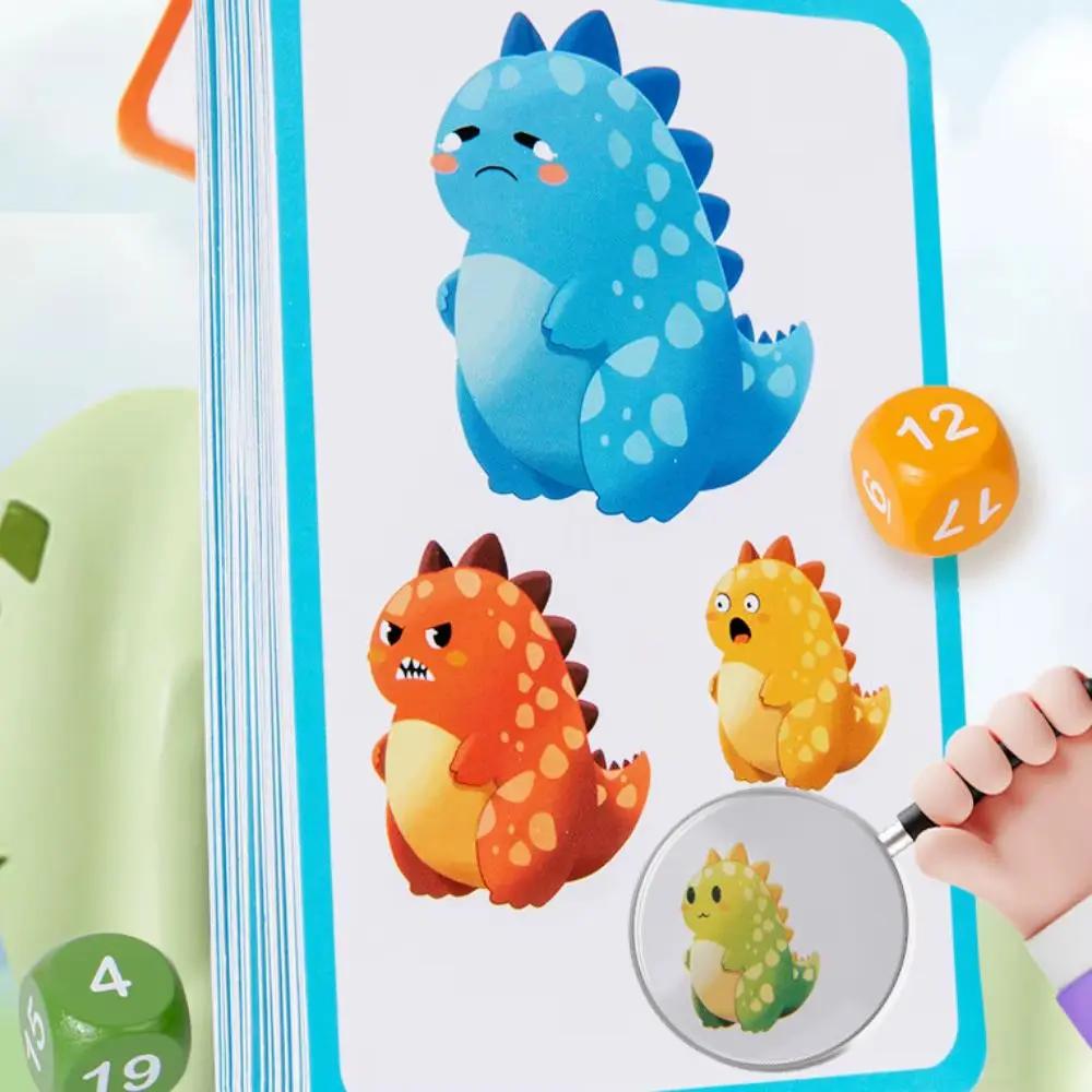 Wood Animal Joy Race Games Board Dinosaur Colorful Montessori Cognitive Ability Toy Educational Montessori