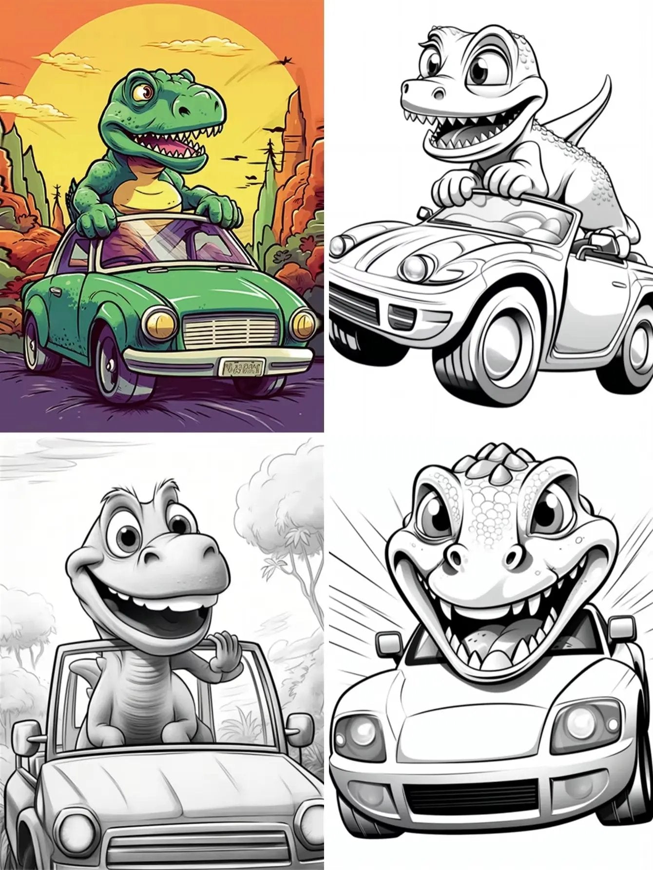 1Pc DINOSAUR Art Coloring Book Original Upgraded Paper Thickened 25 Pages Coloring Books Gift for Holiday Birthday Christmas