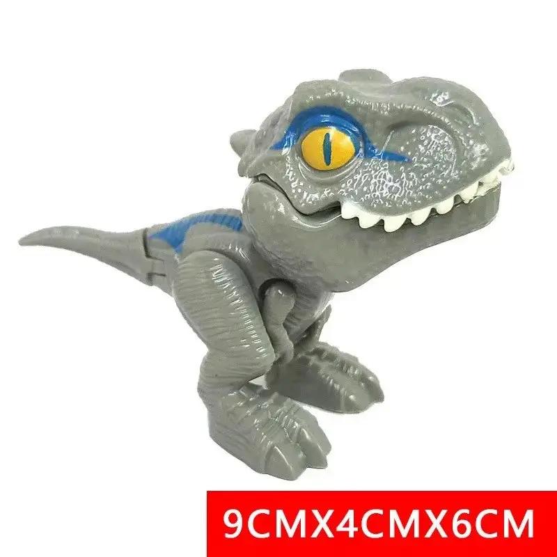 Jurassic Finger Biting Dinosaur Model Toys for Boys Triceratops Tyrannosaurus Ankylosaurus Tricky Interactive Animals Dino Toy