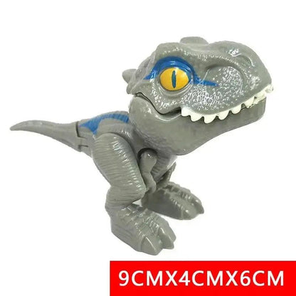Jurassic Finger Biting Dinosaur Model Toys for Boys Triceratops Tyrannosaurus Ankylosaurus Tricky Interactive Animals Dino Toy