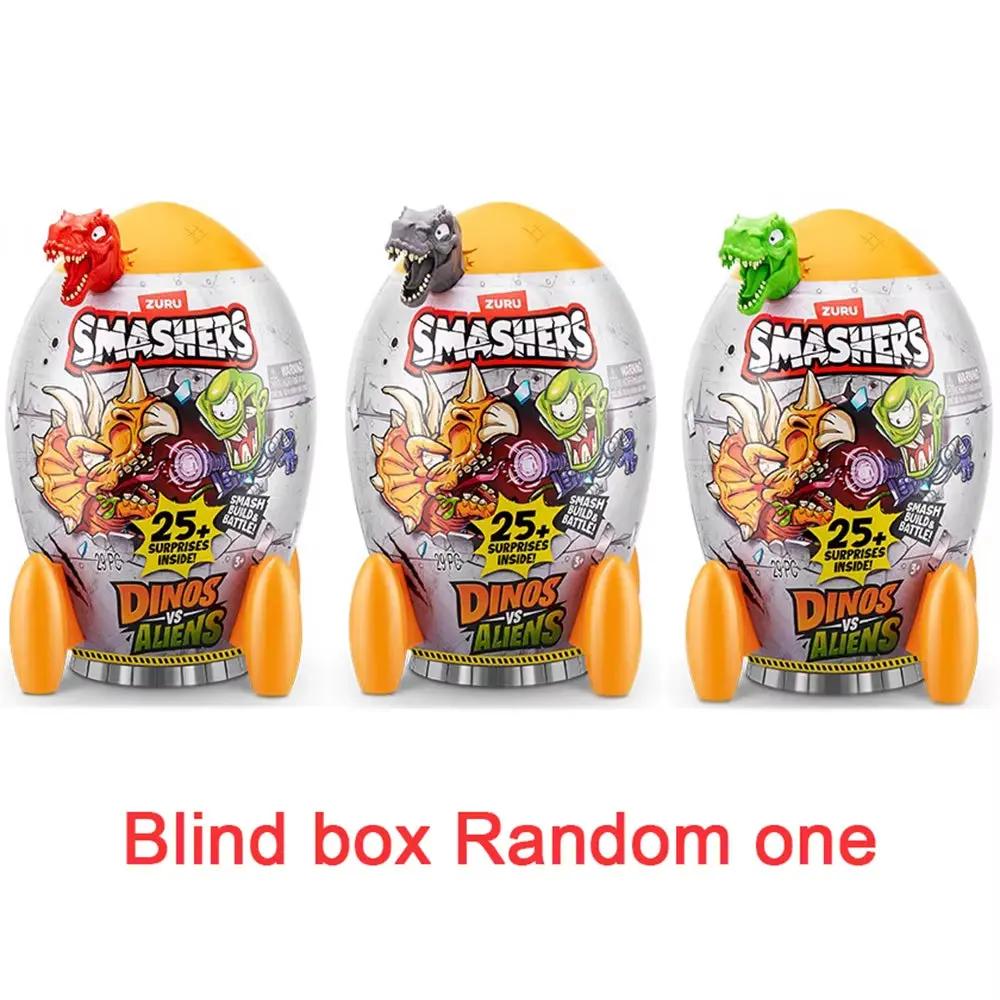 Smashers Dinosaur War Alien Rocket Launcher Blind Box Tyrannosaurus Rex Boy Assembly Toy