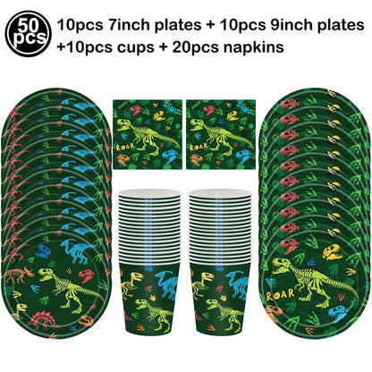 12/24/30Pcs Dinosaurs Silicone Wristbands Dinosaur Bracelet Dinosaur Party Favors Jurassic Themed Birthday Party Decoration