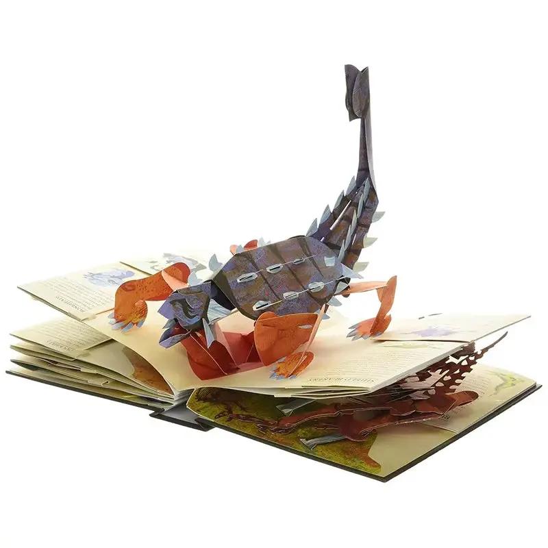 Encyclopedia Prehistorica Dinosaurs 3D Dinosaurs Model Book Kids Interest English Educational Picture Book Model Home Decoration