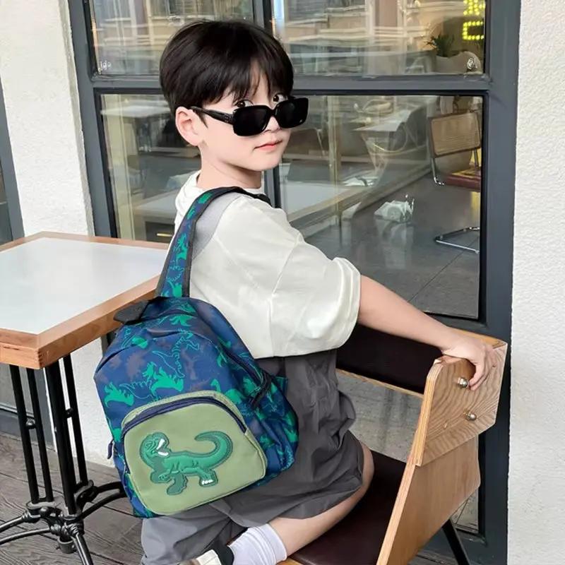 Kindergarten Backpack for Boys Fashion Dinosaur School Backpacks Cartoon Print Casual Kids School Bag Girls Schoolbags 3-8 Years