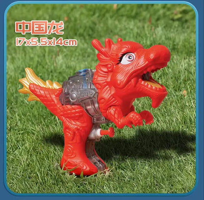 3D Dinosaur Water Gun Summer Toy for Kids Boys Girls Cute Cartoon Tyrannosaurus Press Water Spray Gun Outdoor Beach Garden Bath