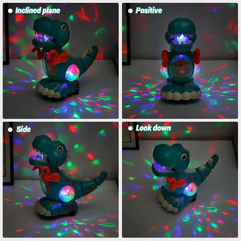 Dinosaur Toys Baby Toys Light up Musical Crawlingtummy Time Montessori Sensory Interactive Electric Toys for Kids Birthday Gifts