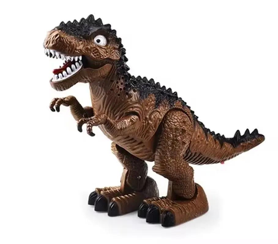 Dinosaur Toy Electric Walking Sound Light Tyrannosaurus Rex Large Animal Model Boy and Children'S Birthday Gift