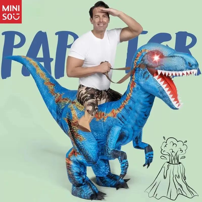The Ultimate Halloween Party Costume: Inflatable Dinosaur Suit for Adults & Kids