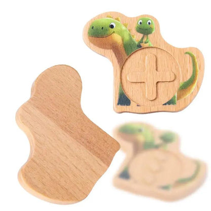 Kids Tactile Sensory Montessori Toys Fine Motor Matching Games Wooden Toys Shape Texture Training Toys for Teaching Autism Aids