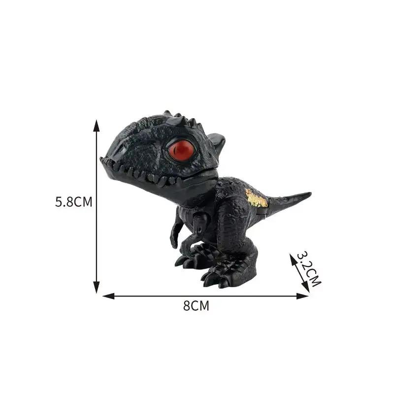 Jurassic Finger Biting Dinosaur Model Toys for Boys Triceratops Tyrannosaurus Ankylosaurus Tricky Interactive Animals Dino Toy