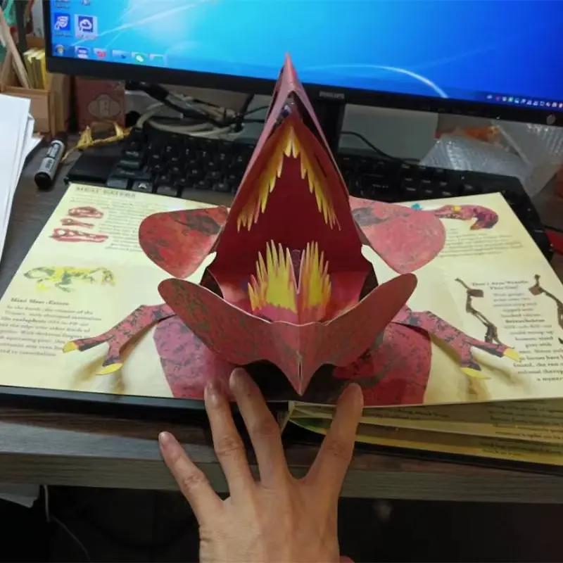 Encyclopedia Prehistorica Dinosaurs 3D Dinosaurs Model Book Kids Interest English Educational Picture Book Model Home Decoration