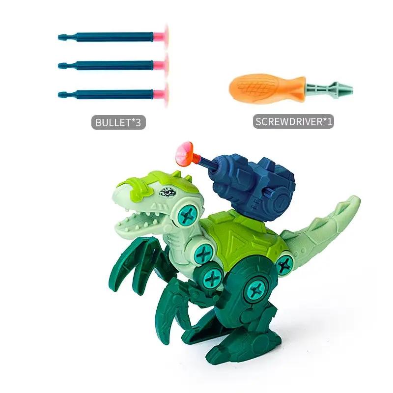 Children Dinosaurs Mount Constructor Model Set Montessori Kids Puzzles Screwdriver Tool Assembling Game Educational Toys for Boy