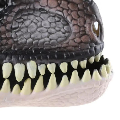 Cosplay Dinosaur Mask Realistic Tyrannosaurus Rex Masks with Moving Jaw for Party Halloween Gift for Jurassic Fans 87HA