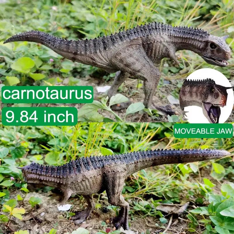 Carnotaurus Dinosaur Toys with Moveable Jaw, , Birthday Cake Topper, Family Party Gifts for Kids Age 4 Years & Up