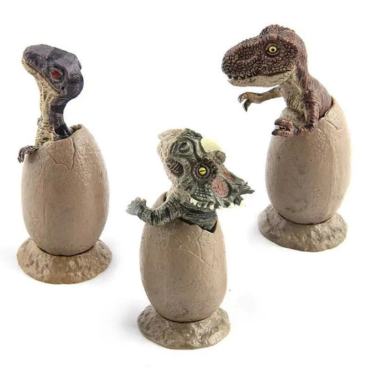 3 Pcs/Set Mini Hatching Dinosaur Egg Kids Toy Growing Dinosaur Baby Action Figure Early Educational for Children Gifts