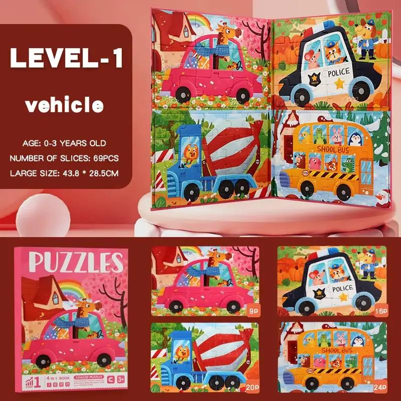 Children'S Magnetic Puzzle, Early Learning Toys for Infants and Toddlers, Magnetic Books, Montessori Education, Baby Gift