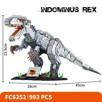 Jurassic Park Dinosaur World Building Blocks Triceratops Tyrannosaurus Rex Dinosaur Model Toys for Kids Boys Christmas Gifts