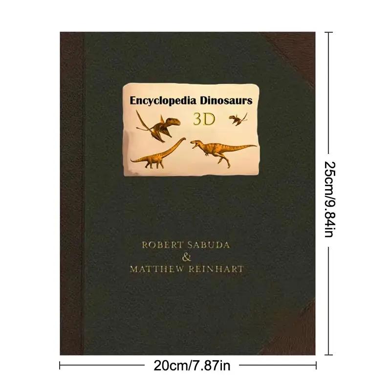 3D Encyclopedia Prehistorica Dinosaurs Folding -Up Interest Dinosaur Picture Book Science Popularization Children'S Gifts