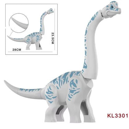 New Dinosaur Toy Park KL3301-3305 Jurassic Giant Brachiosaurus Wonder Plesiosaur 76960 Boys Assemble Building Blocks Christmas