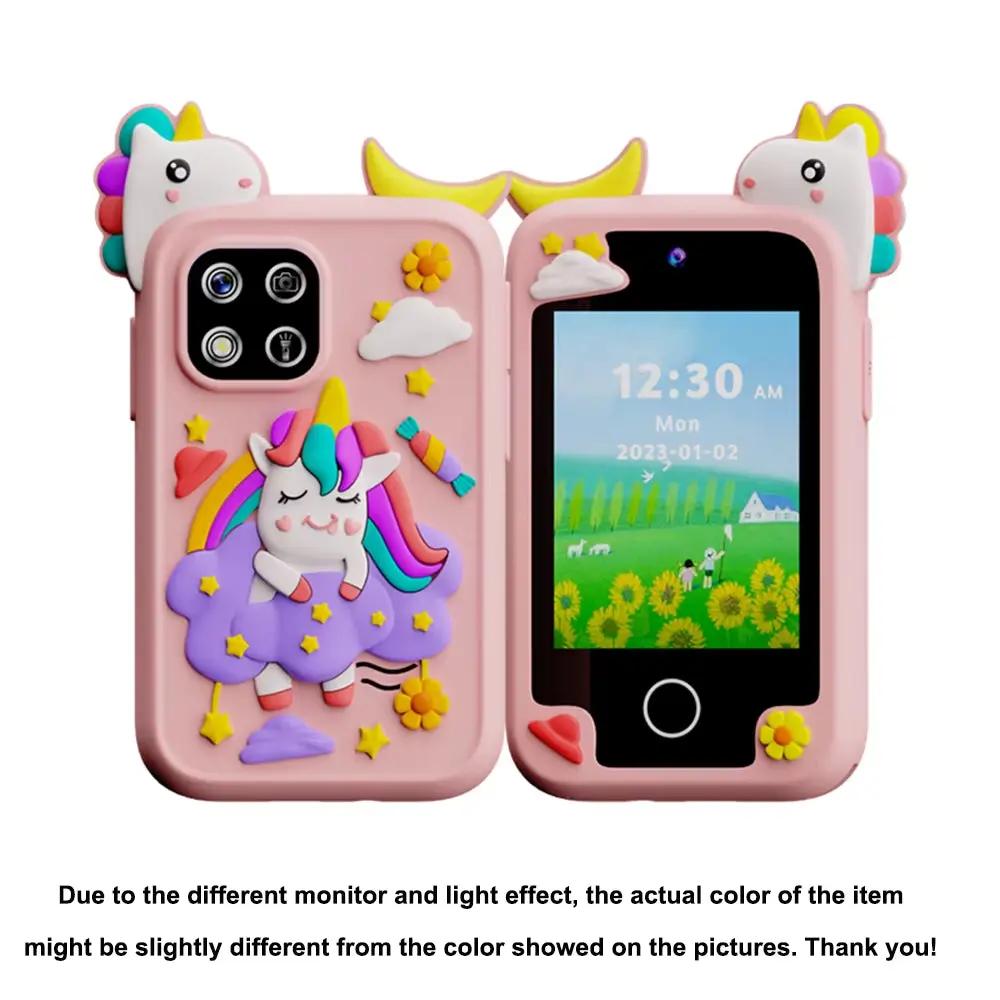 New Mini Phone Children Toy Musical Unicorn Dinosaur Baby Mobile Camera MP3 Player Educational Toys Kids Christmas Birthday Gift