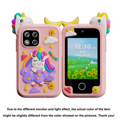New Mini Phone Children Toy Musical Unicorn Dinosaur Baby Mobile Camera MP3 Player Educational Toys Kids Christmas Birthday Gift