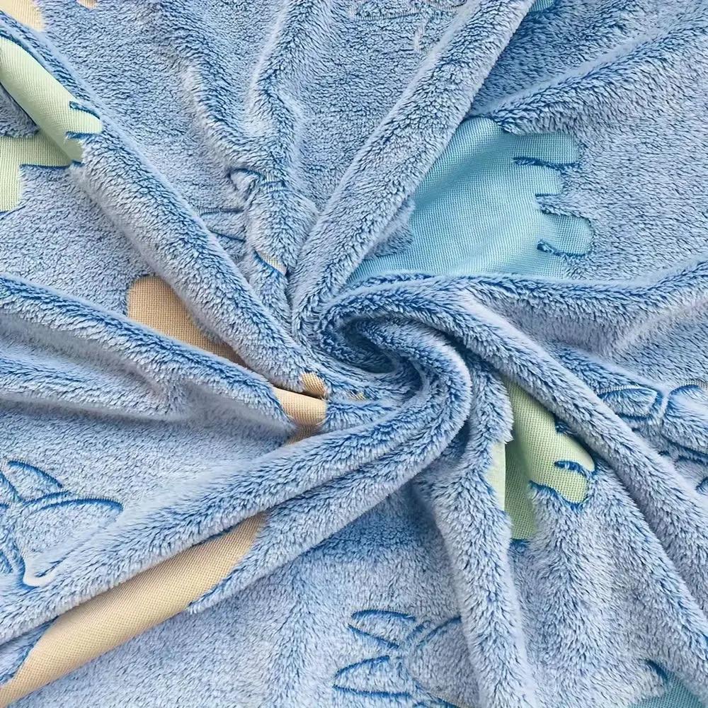 Dinosaur Adventure Blanket: Embrace the Fun Design, Ultra-Soft Fabric, and Cozy Vibes for Your Child'S Playful Home Decor