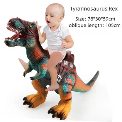 Large Soft Puppets Dinosaur Model Toys Big Mount 4-Years T-Rex Brachiosaurus Jurass Park Dinosaur Worlds Toy for Kids Boys Gifts