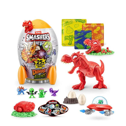 Smashers Dinosaur War Alien Rocket Launcher Blind Box Tyrannosaurus Rex Boy Assembly Toy