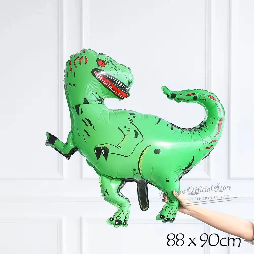 Large 4D Walking Dinosaur Balloons Jurassic Dinosaur Party Supplies Kids Birthdays Decorations Jungle Dragon Foil Globos Toys