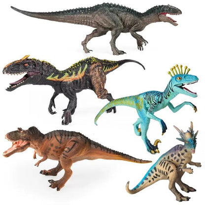 Jurassic D.Rex I.Rex Eoraptor Carnotaurus Figures Dinosaur Brinquedo Tyrannosaurus Model Collection PVC Toy Kids Gift