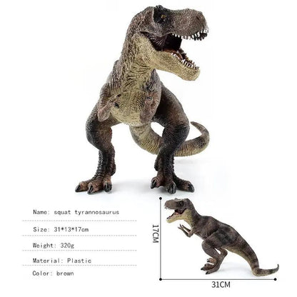 Simulation Dinosaur Toys Plastic Gorilla Toys Dinosaur Animals Model Brachiosaurus Plesiosaur Action Figures Kids Boy Gift