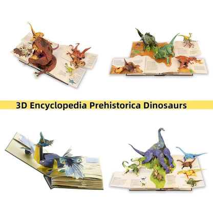 3D Encyclopedia Prehistorica Dinosaurs Children'S Interest Dinosaur Books Picture Book 3D Dinosaur Encyclopedia Children'S Gifts