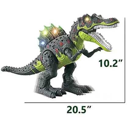Electric Walking Dinosaur Toy with Ledsound Jurass Park World Dinosaur Robot Tyrannosaurus Rex Electronic Pet Toys for Boys Kid