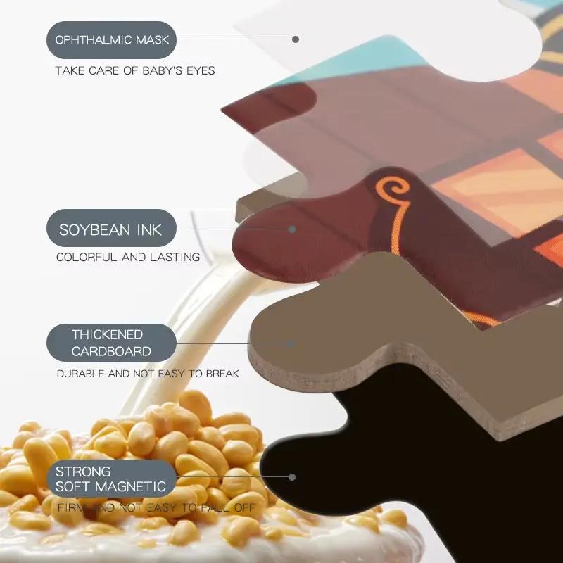 Children'S Magnetic Puzzle, Early Learning Toys for Infants and Toddlers, Magnetic Books, Montessori Education, Baby Gift