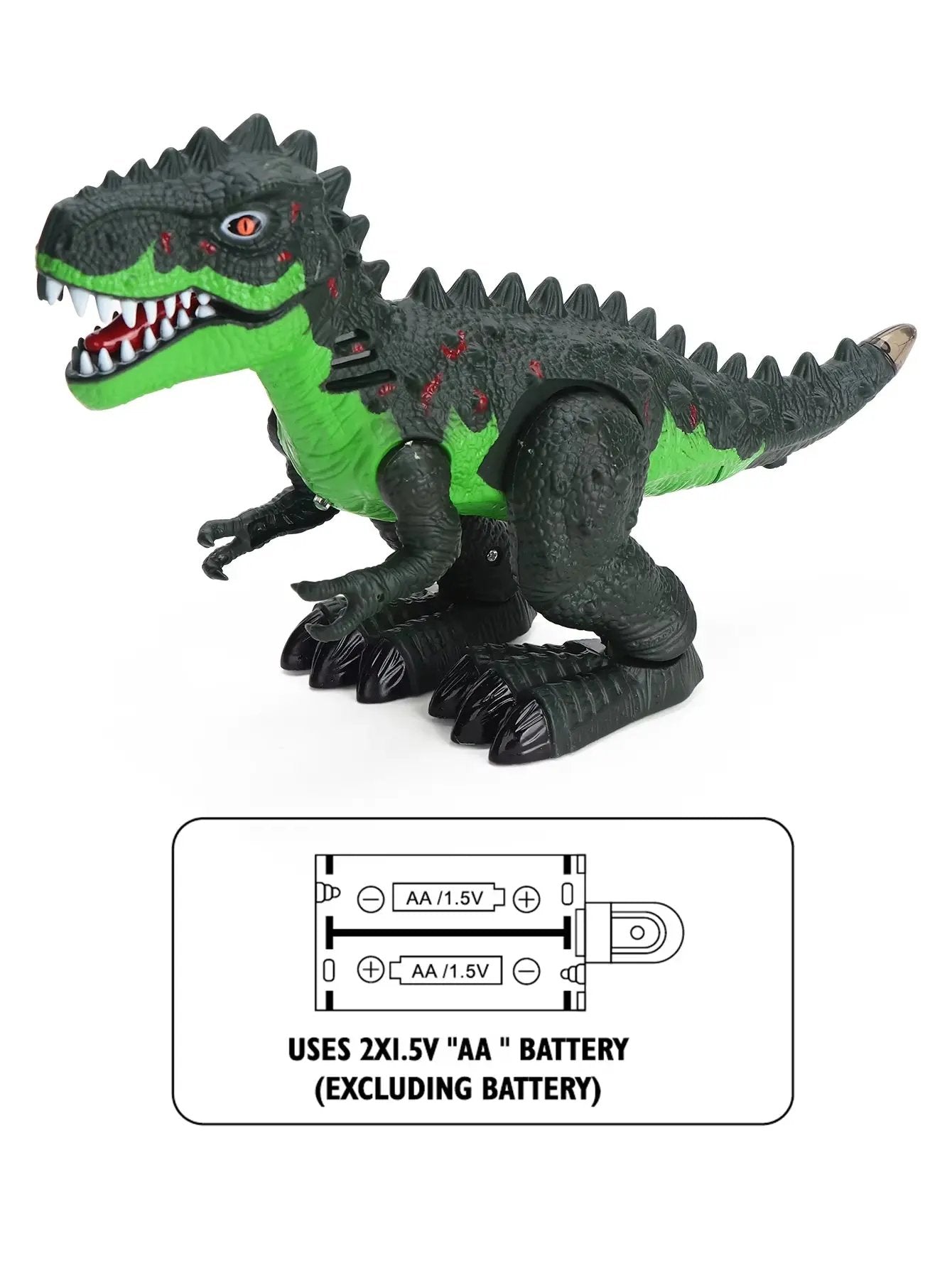 Electric Tyrannosaurus Rex Toy Suitable for Children over 3 Years Old with Light, Sound Effects Electric Walking Dinosaur