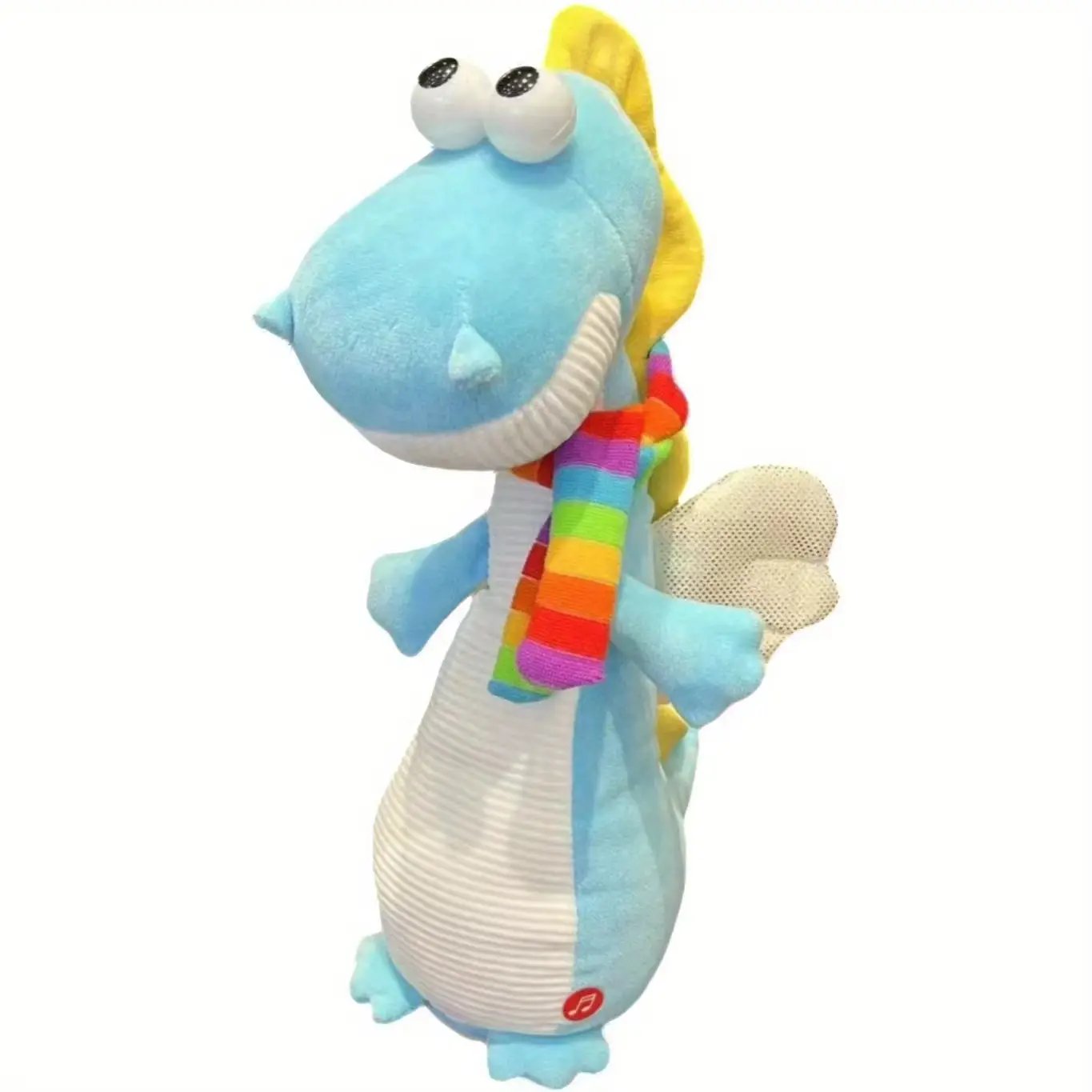 Fluffy Dancing Dinosaur Toy - Singing, Recording, Voice Mimic & Interactive Plush for Birthday Christmas Gift