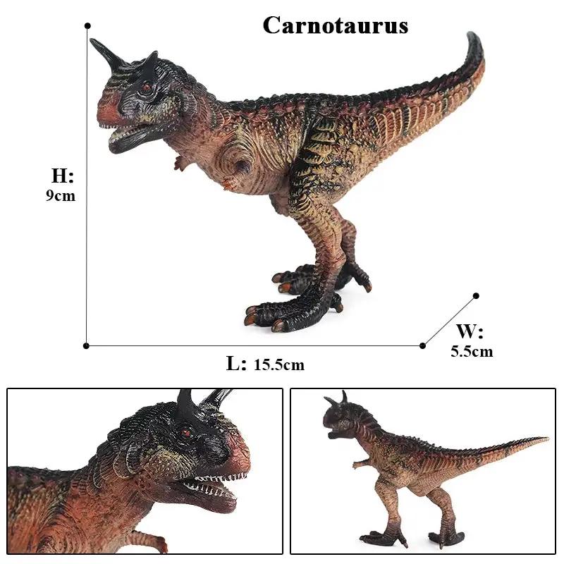 Jurassic D.Rex I.Rex Eoraptor Carnotaurus Figures Dinosaur Brinquedo Tyrannosaurus Model Collection PVC Toy Kids Gift