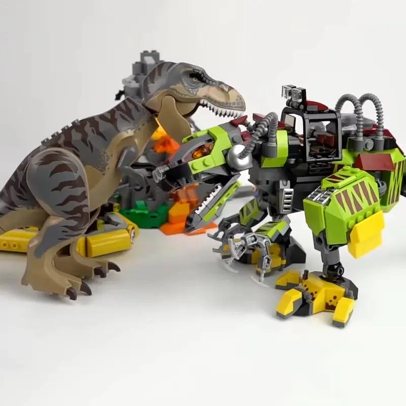 Third Party Compatible Sets Dinosaur World Series Building Blocks Tyrannosaurus Rex Mecha Dinosaur Assembly Toys for Children ﻿