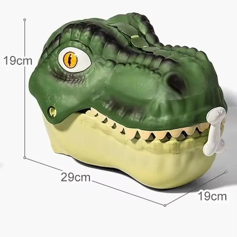 Dinosaur Head Soft Rubber Cover Storage Box