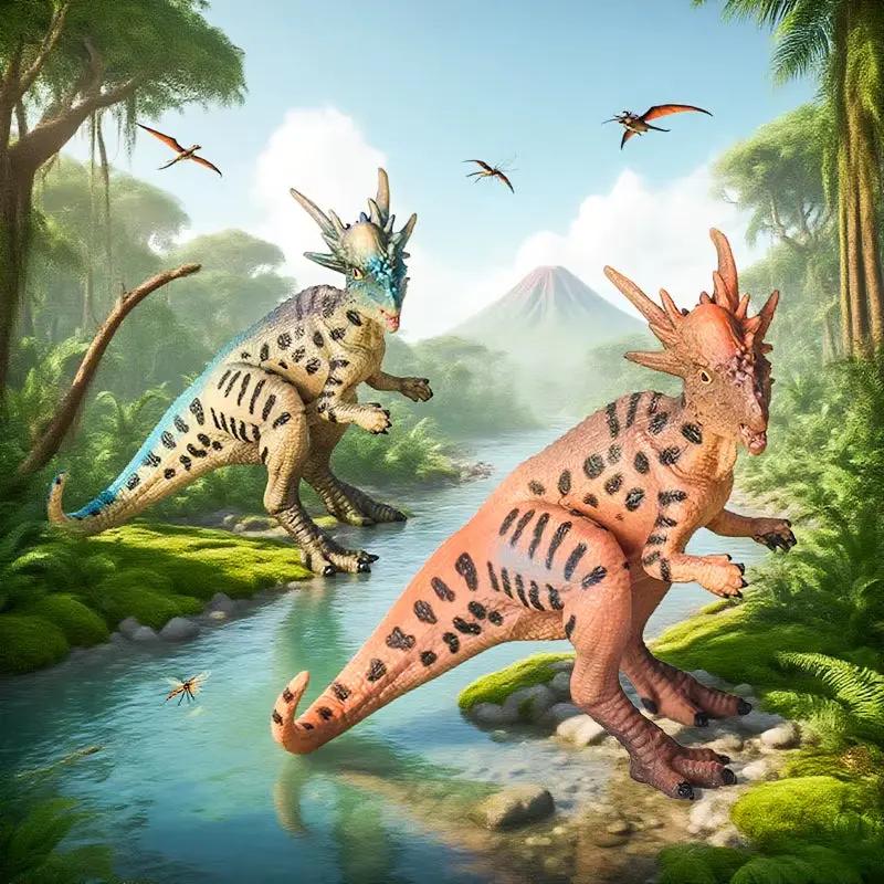 Jurassic D.Rex I.Rex Eoraptor Carnotaurus Figures Dinosaur Brinquedo Tyrannosaurus Model Collection PVC Toy Kids Gift