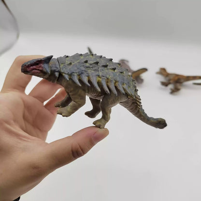 Mini Dinosaur Toy Set - Realistic T-Rex Pterodactyl Movable Animal Model for Kids in Stock