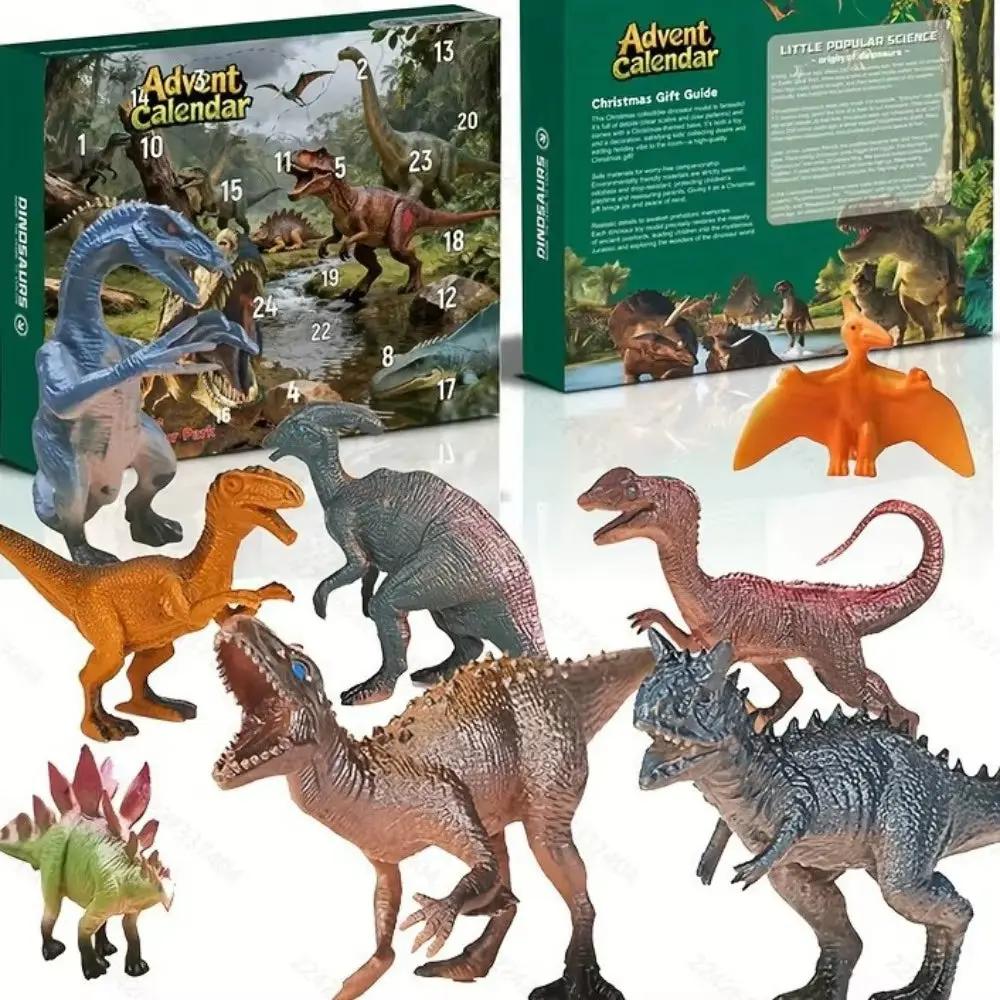 Advent Calendars 2025 Kids Dinosaur Toys 24 Days Countdown Christmas Advent Calendars Dino Figurine Xmas Gift for Boy Girl Teens
